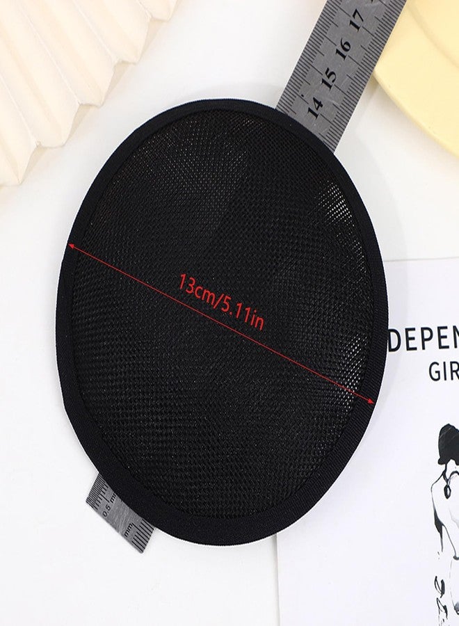 ArrErr 2 Pack Fascinators Hats Base 5 Inch Fabric Round Breathable Fascinator Hat Making Base Lining Shaper for Sinamay Fascinator Pillbox Hats Tea Party Hats 20s 50s Cocktail Hat DIY Headwear Craft - Image 2